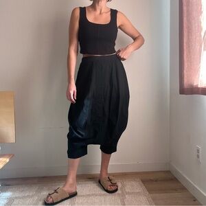 Rundholz black label wide low crotch trousers